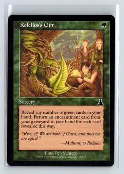 ROFELLOS'S GIFT – MTG Magic the Gathering Card – Urza's Destiny – Common - Image 1