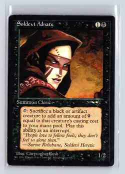 SOLDEVI ADNATE – MTG Magic the Gathering Card – Alliances – Common - Image 1