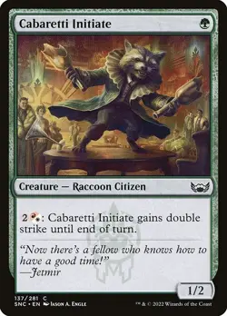 (1x FOIL) CABARETTI INITIATE - SNC New Capenna – MTG Magic the Gathering Card - Image 1