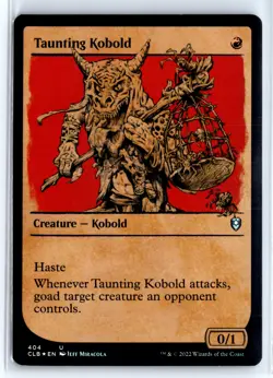 FOIL Taunting Kobold 404 Baldur's Gate Uncommon – MTG Magic the Gathering Card - Image 1