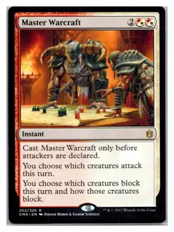 Master Warcraft Commander Anthology Rare – MTG Magic the Gathering Card - Image 1