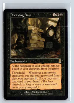 DECAYING SOIL - Odyssey – MTG Magic the Gathering Card - Rare - Image 1