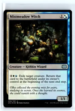 FOIL Mistmeadow Witch Double Masters 2022 – MTG Magic the Gathering Card - Image 1