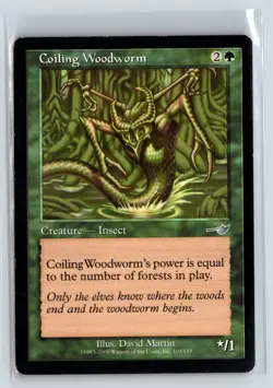 (2X) Coiling Woodworm Nemesis Uncommon – MTG Magic the Gathering Card - Image 3