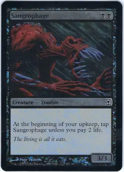FOIL Sangrophage Time Spiral Common – MTG Magic the Gathering Card - Image 1