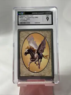 CGC 9 - PEGASUS - Unglued Tokens Graded MTG Magic the Gathering Card - Image 1