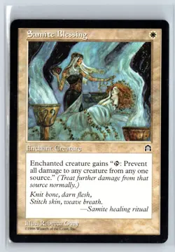 (7X) Samite Blessing Stronghold Common – MTG Magic the Gathering Card - Image 3