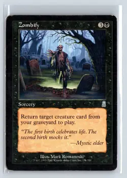 (2x) ZOMBIFY - Odyssey – MTG Magic the Gathering Card - Uncommon - Image 1