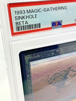 PSA 9 BETA SINKHOLE Graded Mint Magic the Gathering MTG Card Rare Vintage Pop 68 - Image 3