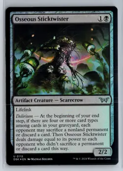 (2x FOIL) Osseous Sticktwister Duskmourn – MTG Magic the Gathering Card - Image 1