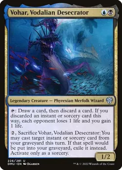(1x FOIL) VOHAR, VODALIAN DESECRATOR - Dominaria United – MTG Magic Card - Image 1