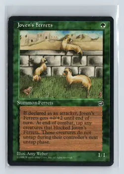 JOVEN'S FERRETS – MTG Magic the Gathering Card – Homelands – Common - Image 1