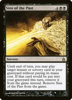 (1x) SINS OF THE PAST - Ravnica: City of Guilds – MTG Magic the Gathering Card - Image 1