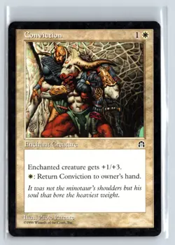 (4X) Conviction Stronghold Common – MTG Magic the Gathering Card - Image 1