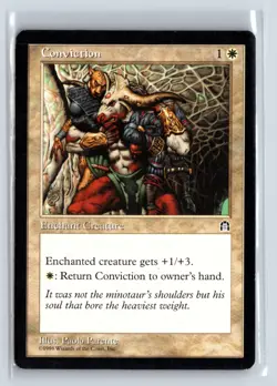 (4X) Conviction Stronghold Common – MTG Magic the Gathering Card - Image 3