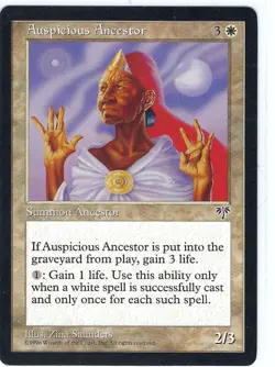 Auspicious Ancestor Mirage Rare – MTG Magic the Gathering Card - Image 1