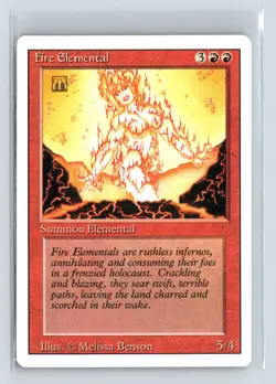 (3x) FIRE ELEMENTAL – MTG Magic the Gathering Card – Revised – Uncommon - Image 1