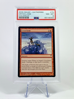 PSA 8 - CRYOCLASM - Coldsnap - MTG Magic the Gathering Card Slab - Image 1