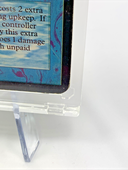 VINTAGE ALPHA – Power Leak – MTG Magic the Gathering 1993 Card in Holder - Image 4