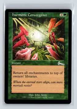 HARMONIC CONVERGENCE – MTG Magic the Gathering Card – Urza's Legacy – Uncommon - Image 1