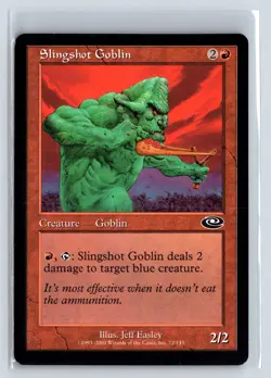 SLINGSHOT GOBLIN - Planeshift – MTG Magic the Gathering Card - Common - Image 1
