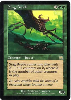 (2X) Stag Beetle Onslaught Rare – MTG Magic the Gathering Card - Image 1