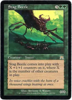 (2X) Stag Beetle Onslaught Rare – MTG Magic the Gathering Card - Image 2