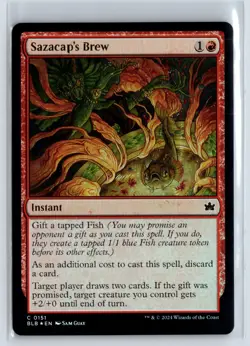 (3x) FOIL Sazacap's Brew Bloomburrow Common – MTG Magic the Gathering Card - Image 1