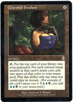 (2X) Charmed Pendant Odyssey Rare – MTG Magic the Gathering Card - Image 2