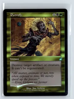 FOIL Putrefy Ravnica Remastered Uncommon – MTG Magic the Gathering Card - Image 1