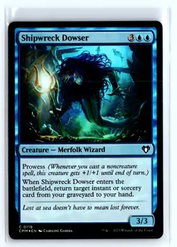FOIL Shipwreck Dowser Commander Masters – MTG Magic the Gathering Card - Image 1