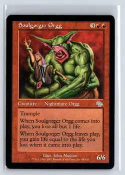 SOULGORGER ORGG - Judgment – MTG Magic the Gathering Card - Uncommon - Image 1
