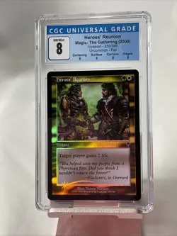 Foil CGC 8.5 - HEROES' REUNION - Invasion Graded MTG Magic the Gathering Card - Image 1