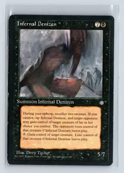 (2x) INFERNAL DENIZEN – MTG Magic the Gathering Card – Ice Age – Rare - Image 1