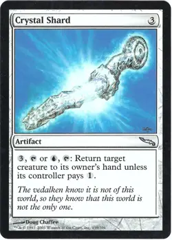 (2X) Crystal Shard Mirrodin Uncommon – MTG Magic the Gathering Card - Image 1