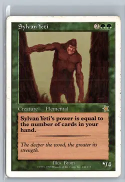 Sylvan Yeti Starter 1999 Rare – MTG Magic the Gathering Card - Image 1