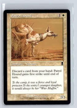 (4x) PATROL HOUND - Odyssey – MTG Magic the Gathering Card - Common - Image 1