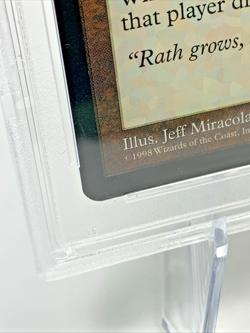 PSA 10 – HORN OF GREED – Stronghold – MTG Magic the Gathering Card – Pop 2 - Image 4