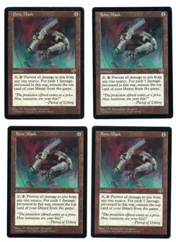 MTG Magic the Gathering Card - 4X Bone Mask - Mirage - Rare X4 Playset - Image 1