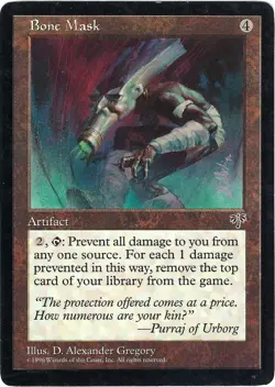 MTG Magic the Gathering Card - 4X Bone Mask - Mirage - Rare X4 Playset - Image 3