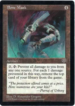 MTG Magic the Gathering Card - 4X Bone Mask - Mirage - Rare X4 Playset - Image 4