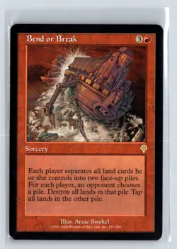 (2X) Bend or Break Invasion Rare – MTG Magic the Gathering Card - Image 1
