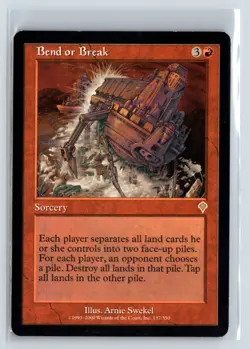 (2X) Bend or Break Invasion Rare – MTG Magic the Gathering Card - Image 3