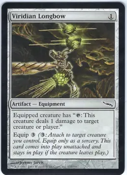 Viridian Longbow Mirrodin Common – MTG Magic the Gathering Card - Image 1