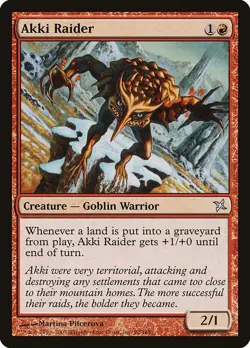 (4x) AKKI RAIDER - Betrayers of Kamigawa – MTG Magic the Gathering Card - Image 1