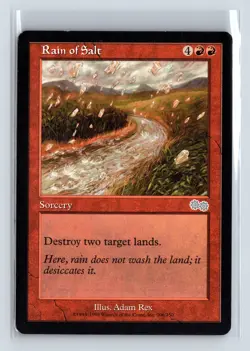 (2x) RAIN OF SALT – MTG Magic the Gathering Card – Urza's Saga – Uncommon - Image 1