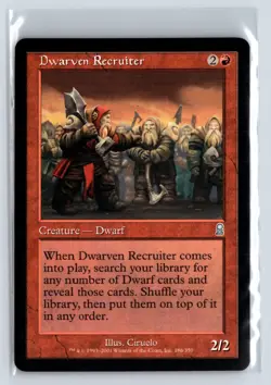 Dwarven Recruiter Odyssey Uncommon – MTG Magic the Gathering Card - Image 1
