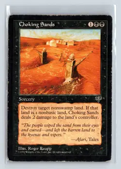 (2x) CHOKING SANDS – MTG Magic the Gathering Card – Mirage – Common - Image 1