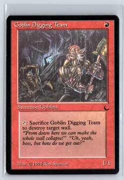 MTG Magic the Gathering Card - 7 Goblin Digging Team - The Dark - Common - Image 3