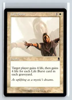 (3x) LIFE BURST - Odyssey – MTG Magic the Gathering Card - Common - Image 1